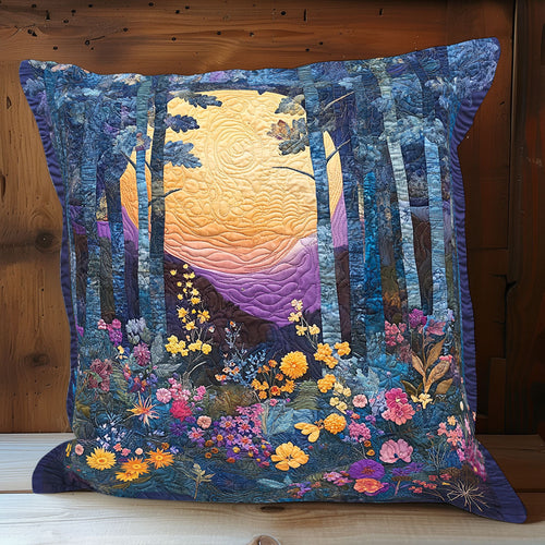 Night Flower Forest WX0702158CL Quilt Pillow Case