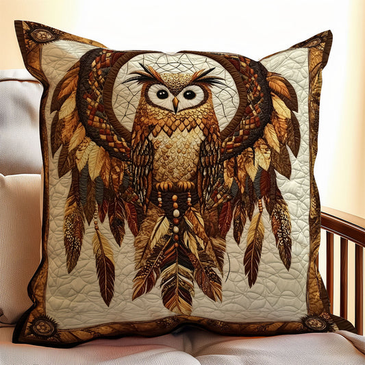 Owl Native American WX0501150CL Quilt Pillow Case