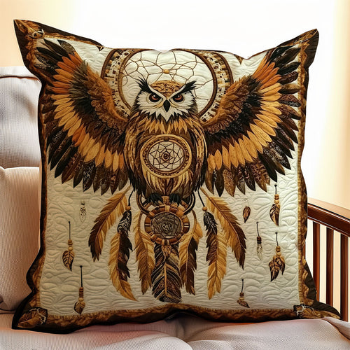 Owl Native American WX0501151CL Quilt Pillow Case