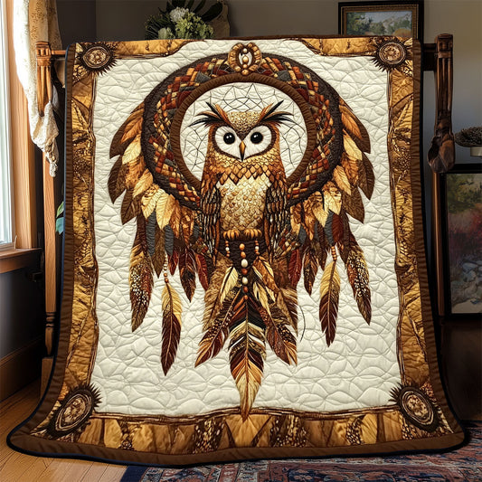 Owl Native American WX0502067CL Quilt