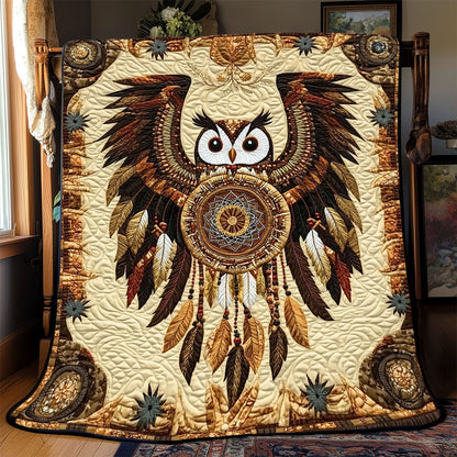 Owl Native American WX0502069CL Quilt