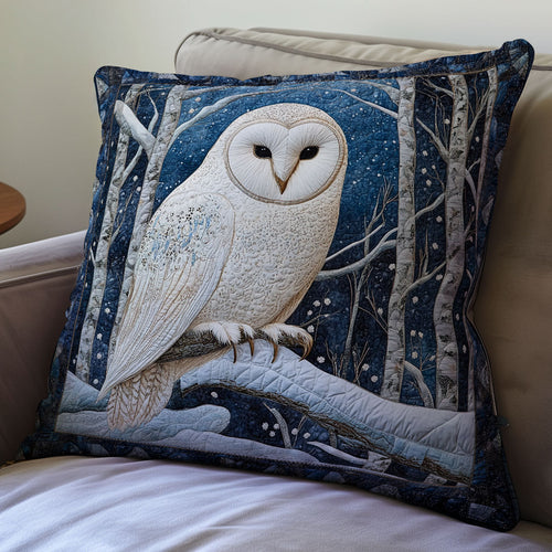 Owl Winter WX2101094CL Quilt Pillow Case