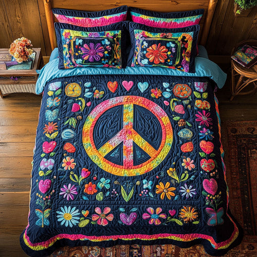 Peace Sign WX1801091CL Duvet Cover Set