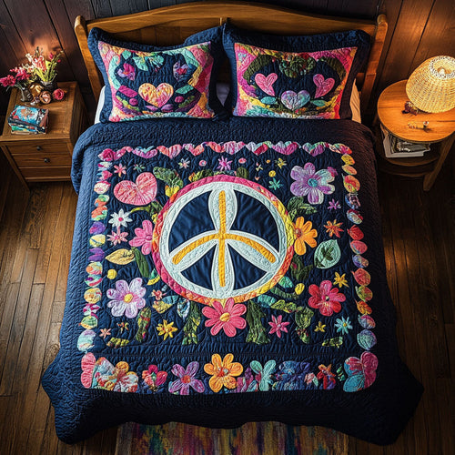 Peace Sign WX1801093CL Duvet Cover Set