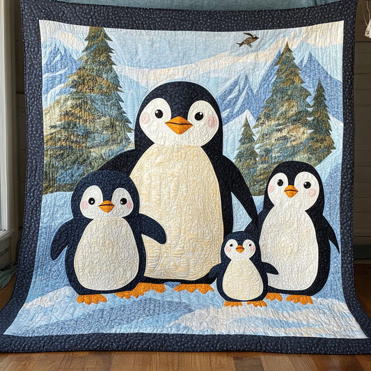 Penguin Family WJ2702015CL Quilt