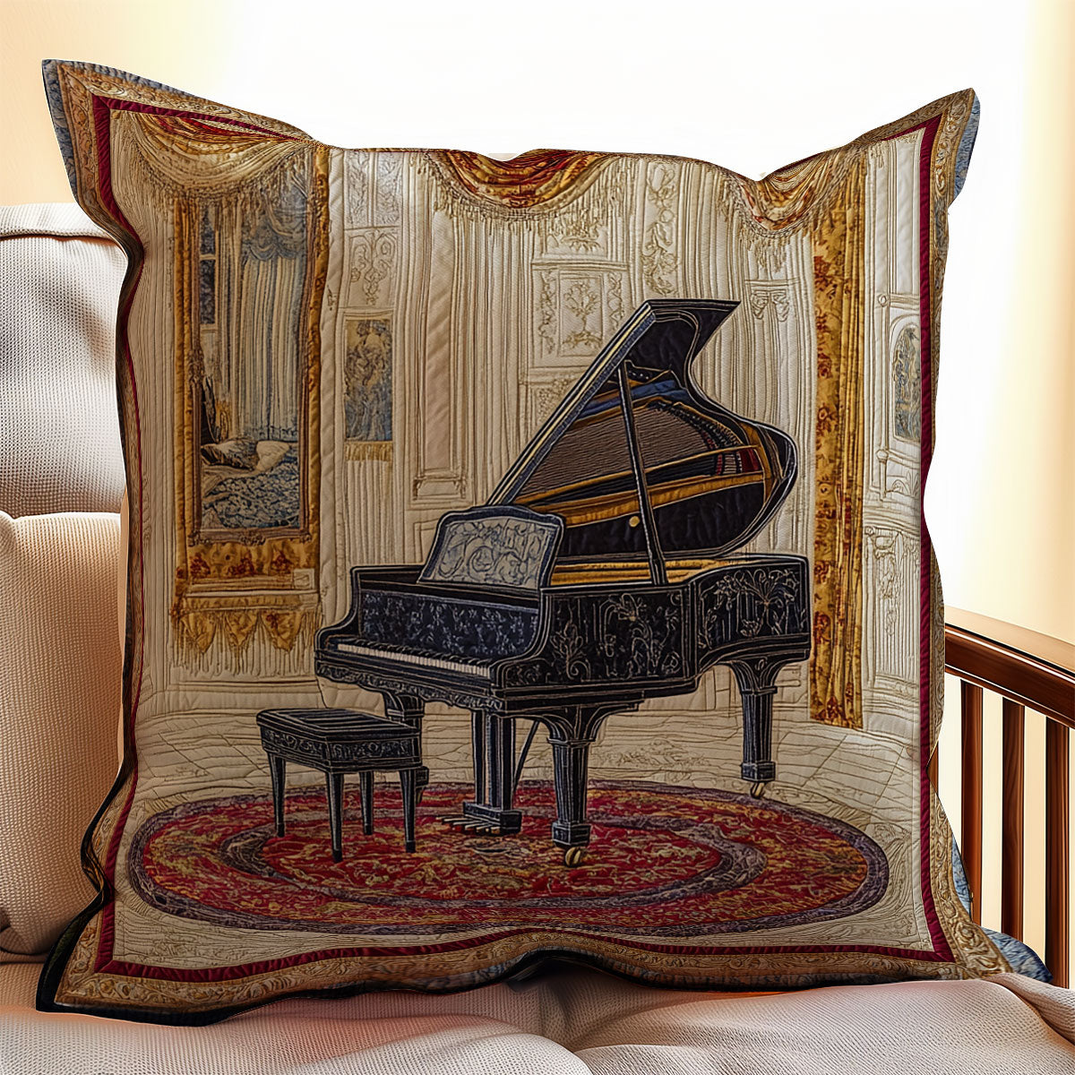 Piano WX0702124CL Quilt Pillow Case