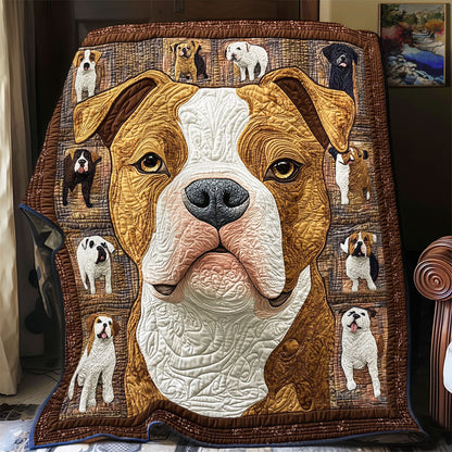 Pitbull Potrait WX1302141CL Quilt