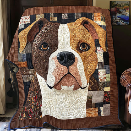 Pitbull Potrait WX1302143CL Quilt