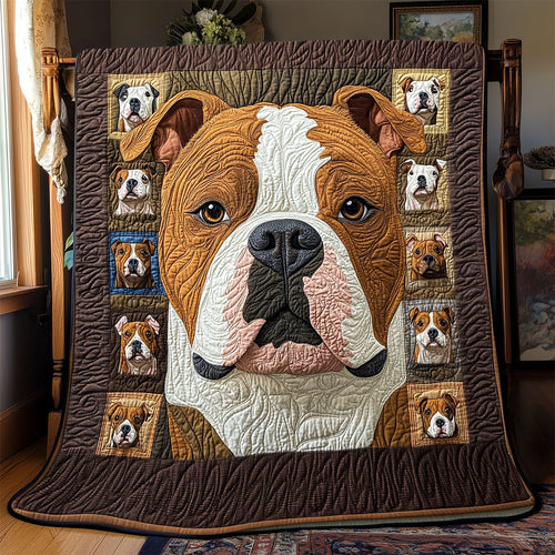 Pitbull Potrait WX1302144CL Quilt