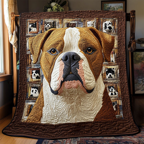 Pitbull Potrait WX1302146CL Quilt