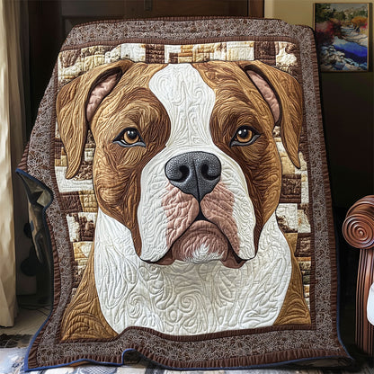 Pitbull Potrait WX1302147CL Quilt