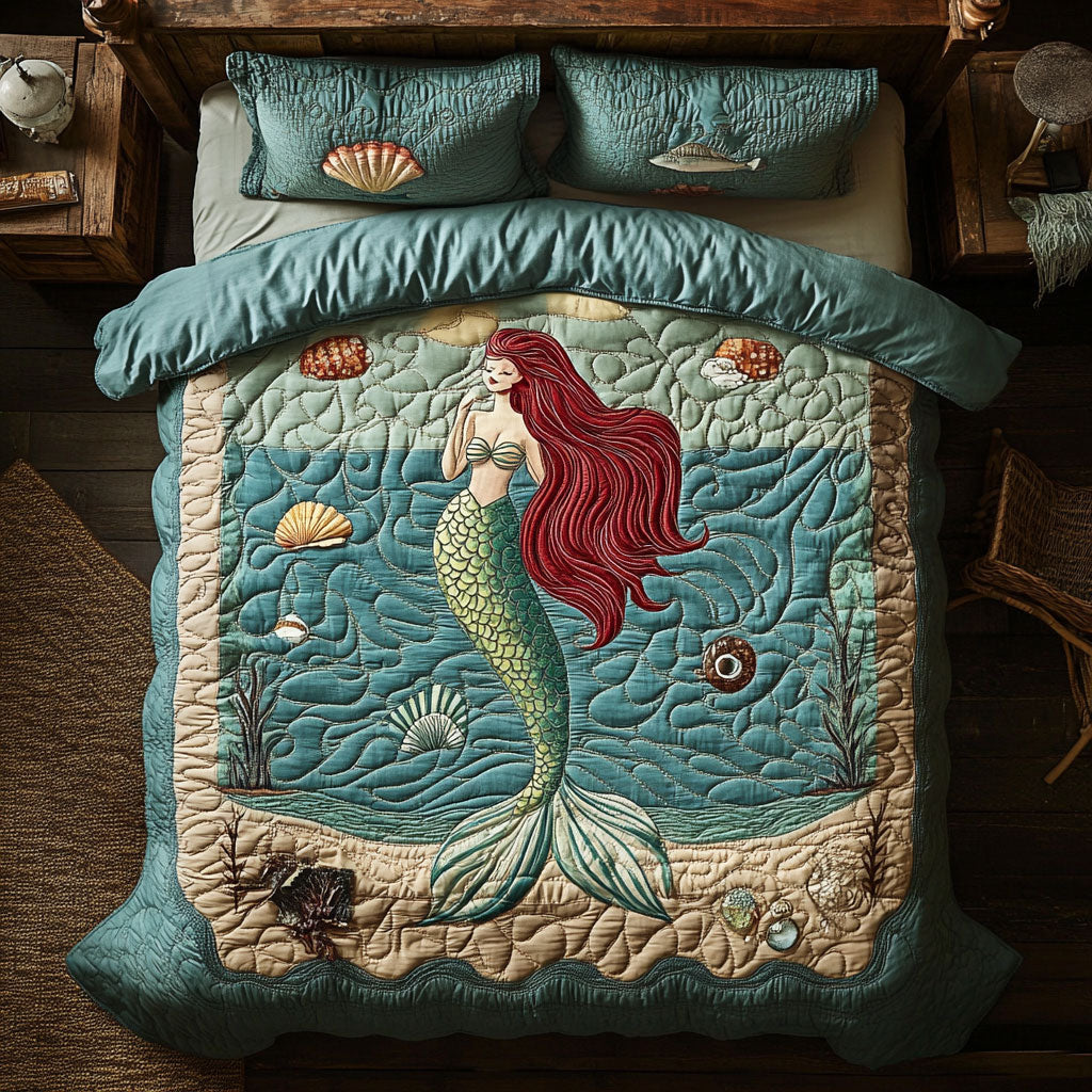 Pretty Mermaid WX1302486CL Duvet Cover Set