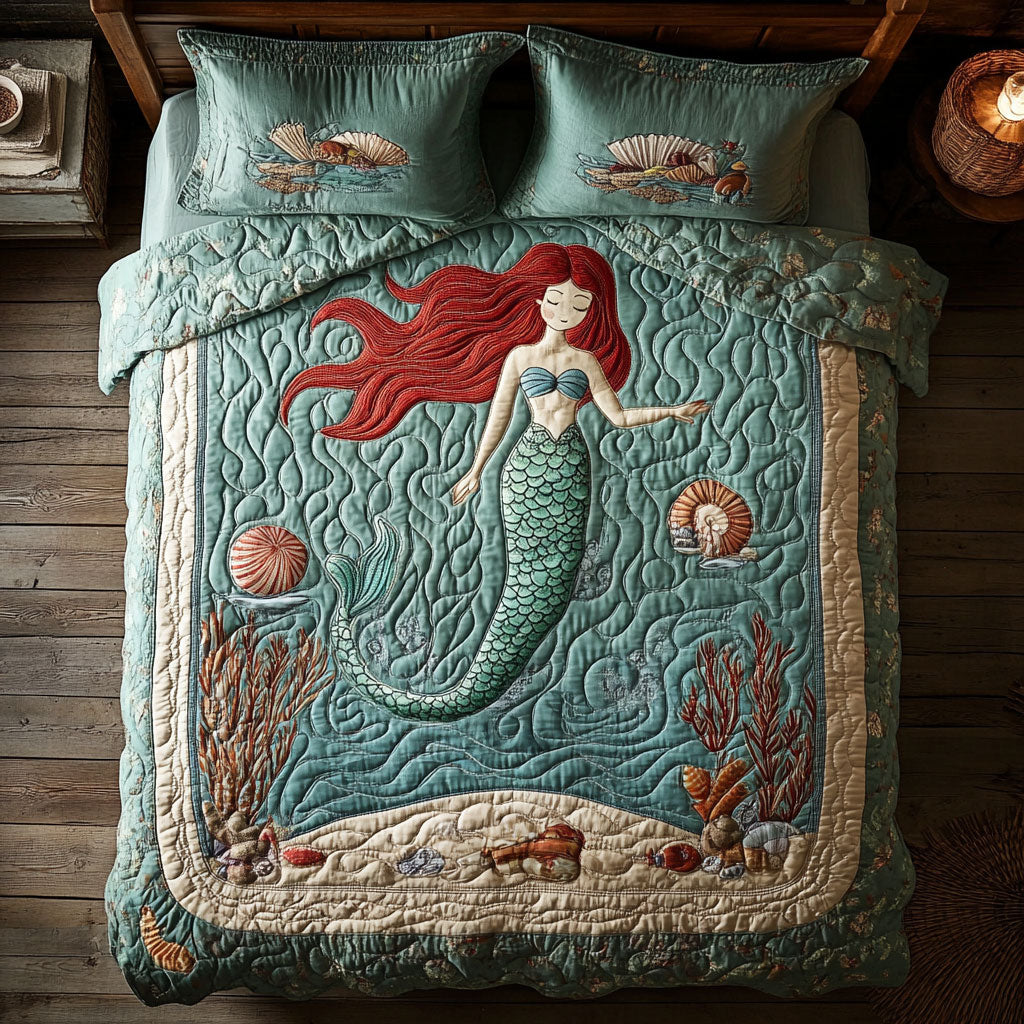 Pretty Mermaid WX1302488CL Duvet Cover Set