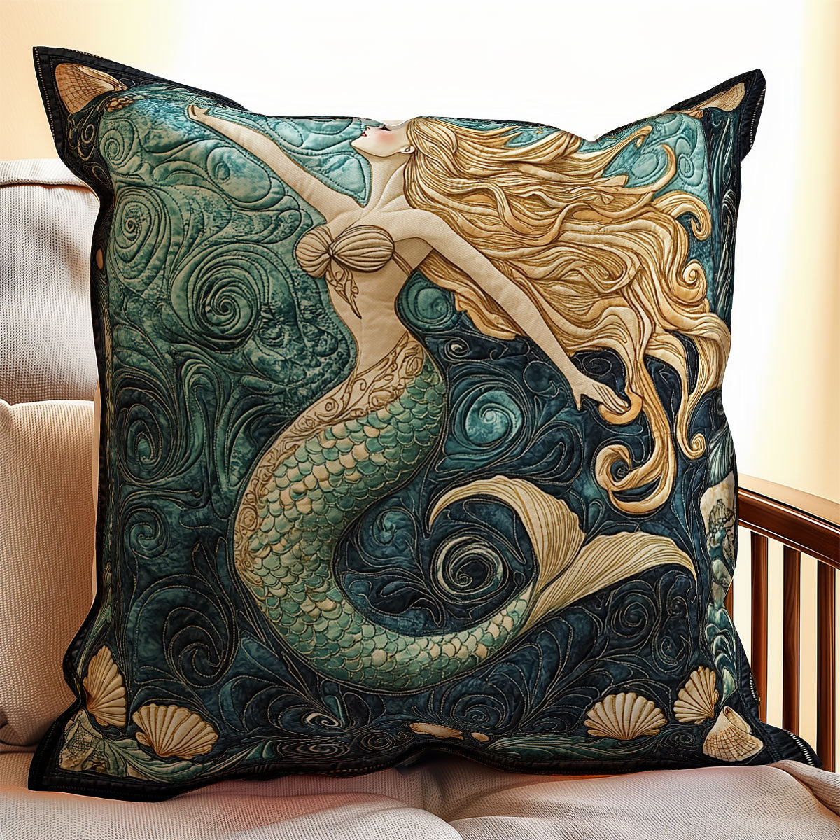 Pretty Mermaid WX2802101CL Quilt Pillow Case