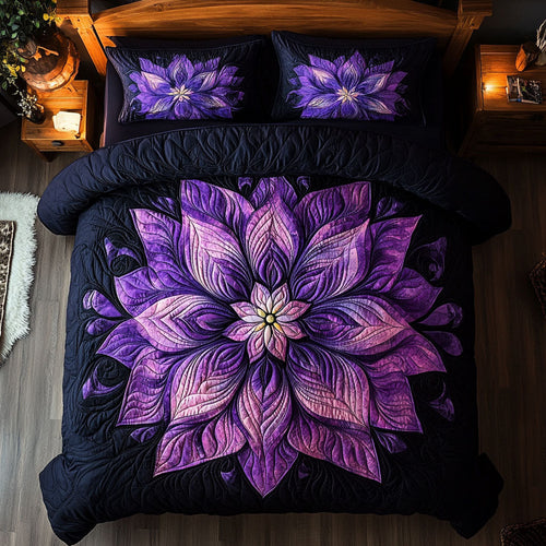 Purple Blossom WX2102115CL Duvet Cover Set