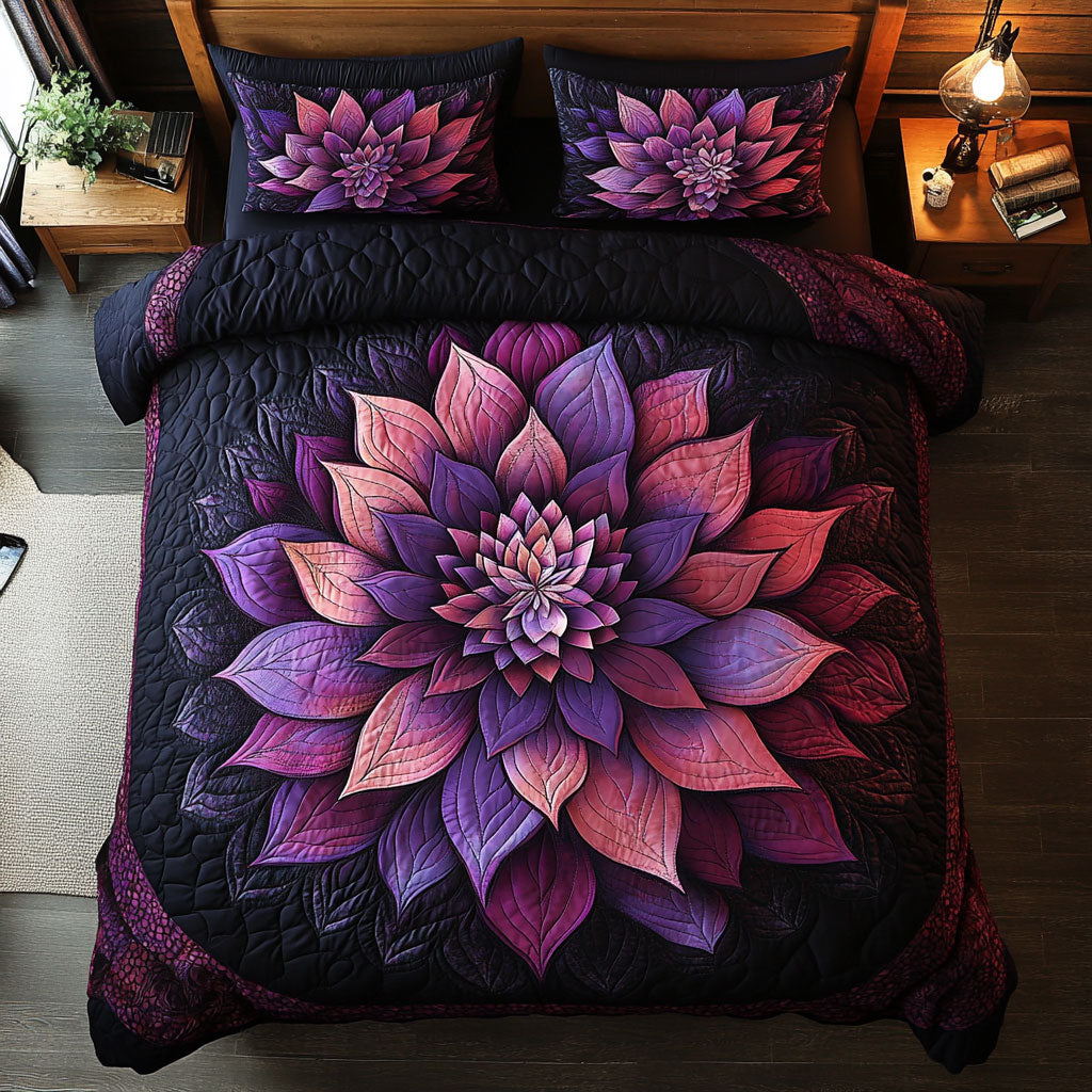 Purple Blossom WX2102116CL Duvet Cover Set