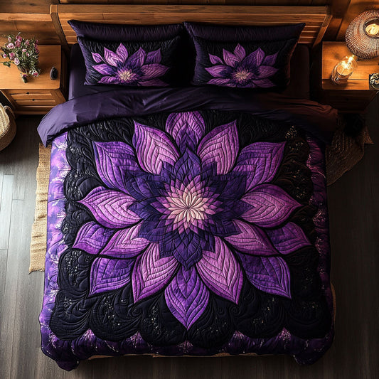 Purple Blossom WX2102118CL Duvet Cover Set