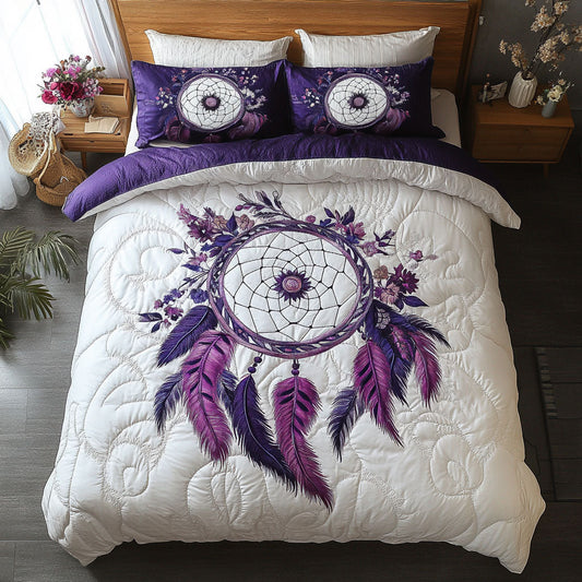 Purple Dreamcatcher WX0501185CL Duvet Cover Set