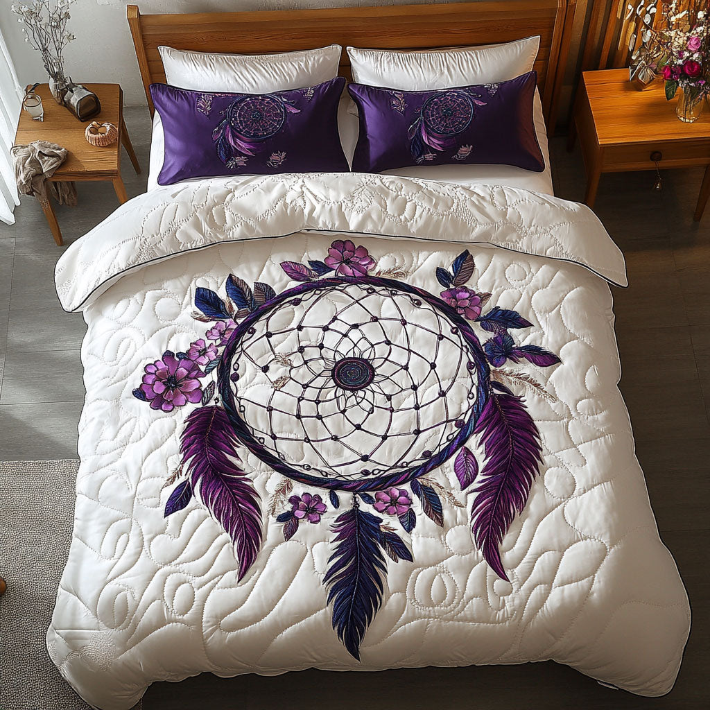 Purple Dreamcatcher WX0501186CL Duvet Cover Set