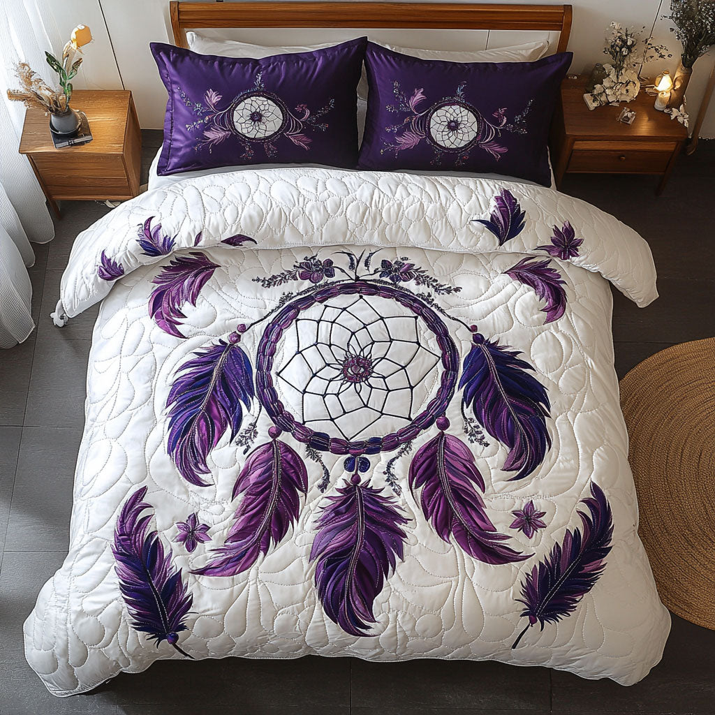 Purple Dreamcatcher WX0501188CL Duvet Cover Set