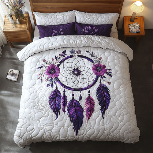 Purple Dreamcatcher WX0501190CL Duvet Cover Set