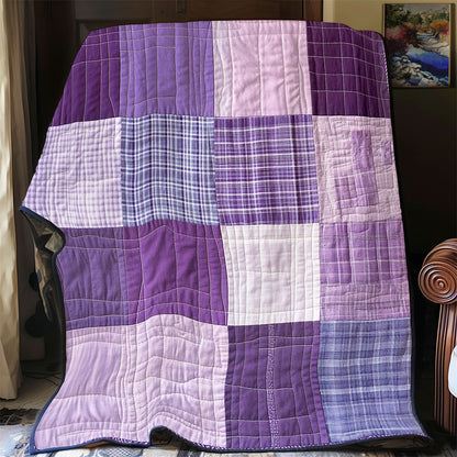 Purple Patchwork WX0702077CL Quilt