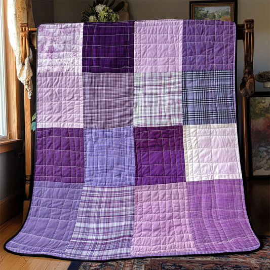 Purple Patchwork WX0702080CL Quilt