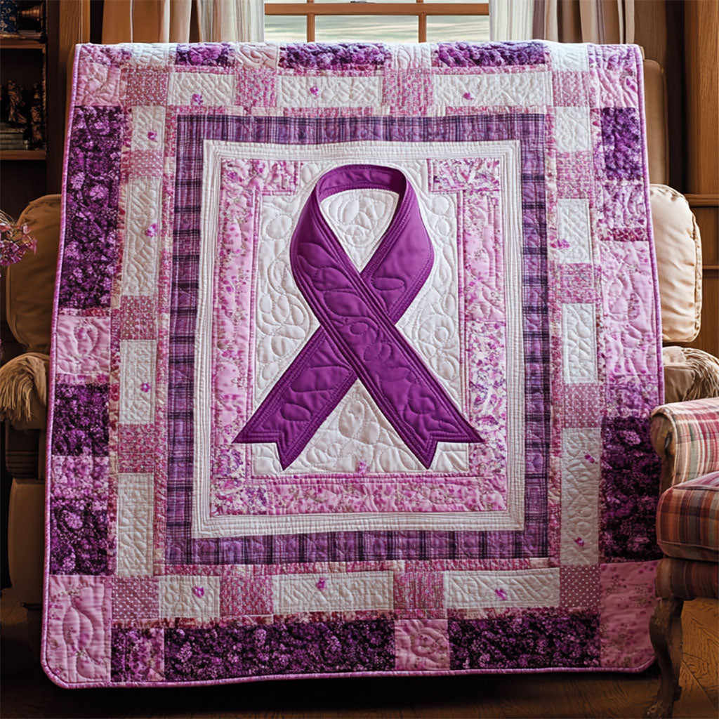 Ribbon Of Hope WJ1102014CL Quilt