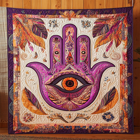 Sacred Hamsa WJ0702026CL Quilt