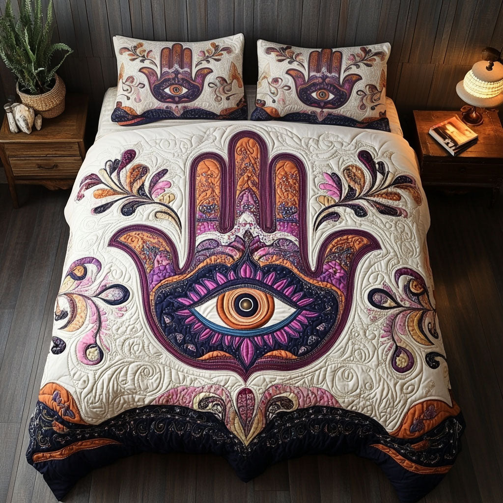 Sacred Hamsa WJ0702061CL Duvet Cover Set