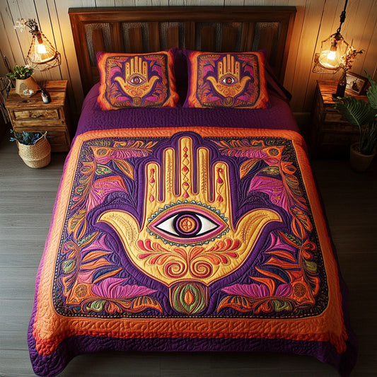 Sacred Hamsa WJ0802065CL Duvet Cover Set