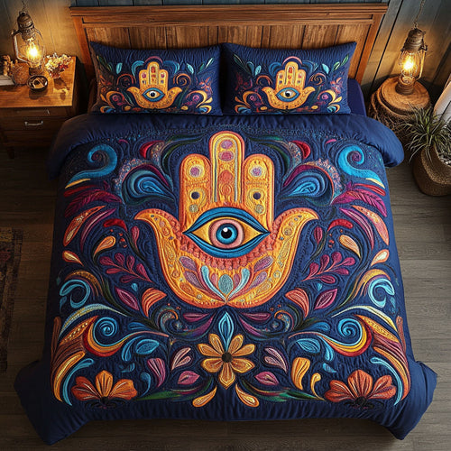 Sacred Hamsa WJ1002063CL Duvet Cover Set