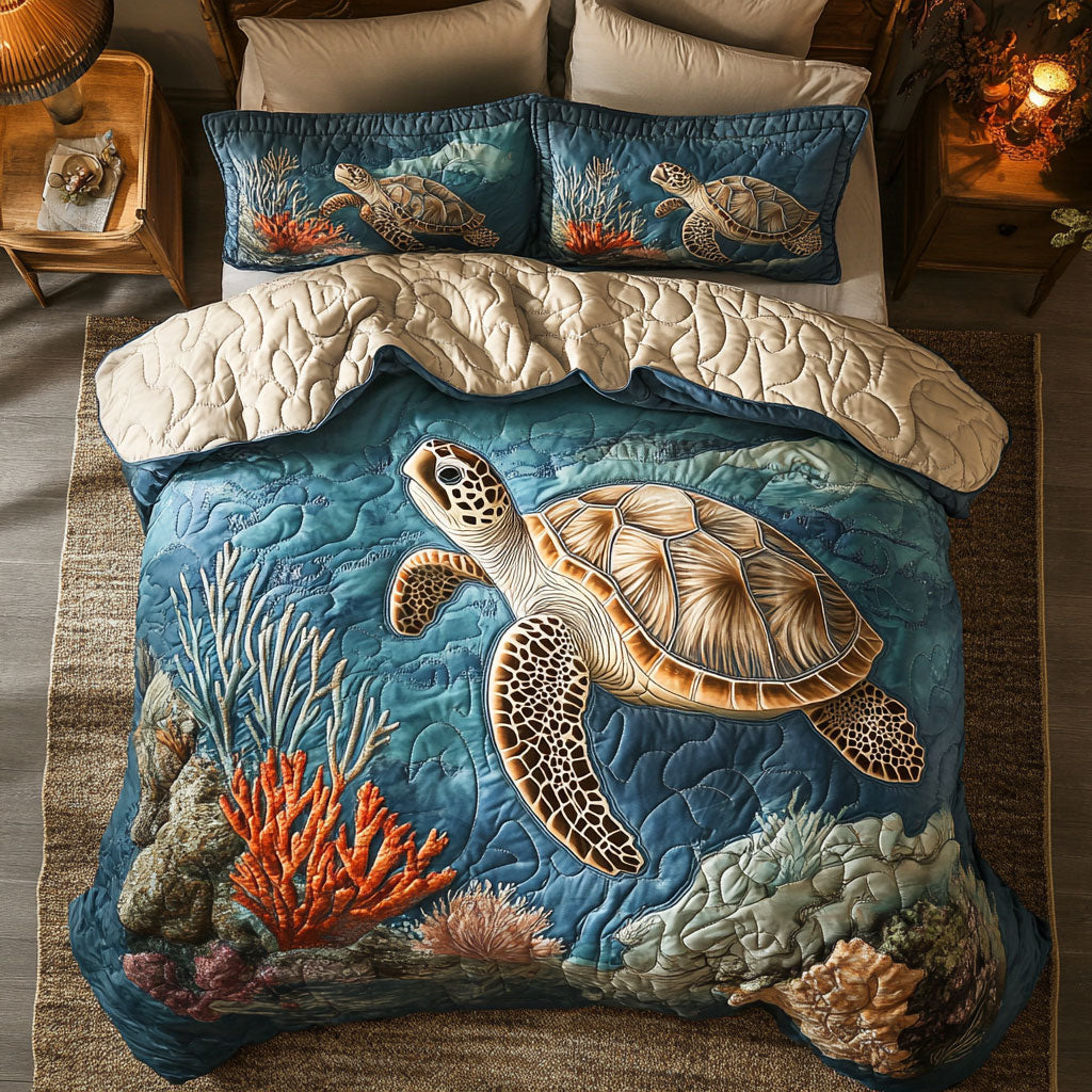 Sea Turtle WJ2802071CL Duvet Cover Set