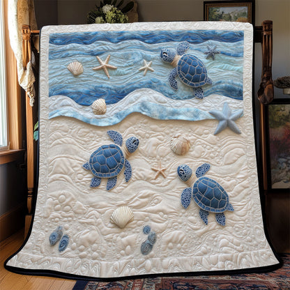 Seaside Turtle WX0802066CL Quilt