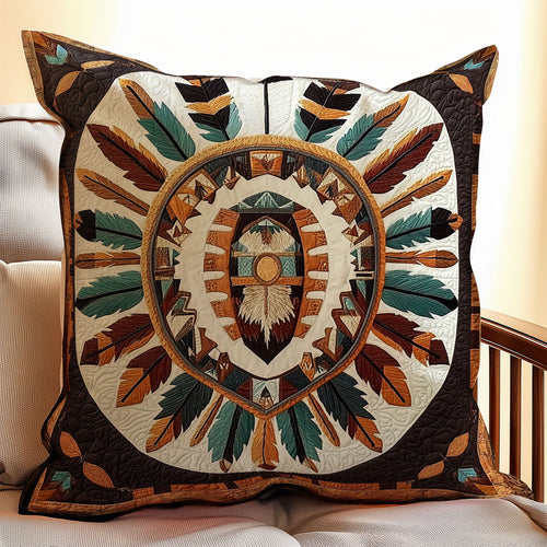 Shield Native American WX0602171CL Quilt Pillow Case