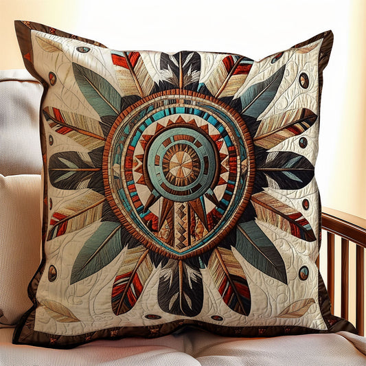 Shield Native American WX0602177CL Quilt Pillow Case