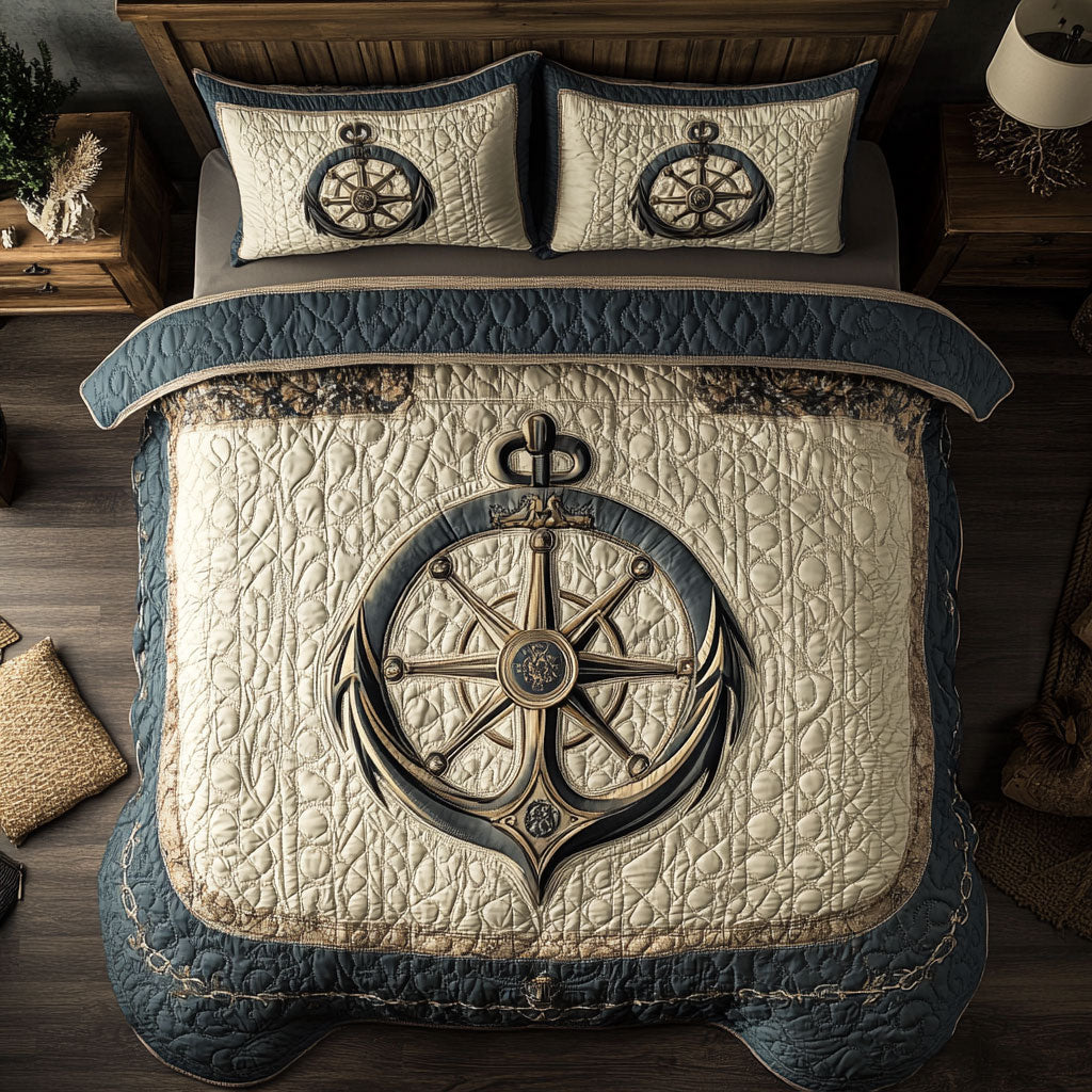 Ship Wheel WX1302494CL Duvet Cover Set