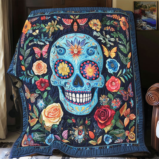 Skull Day Of The Dead WX1302157CL Quilt