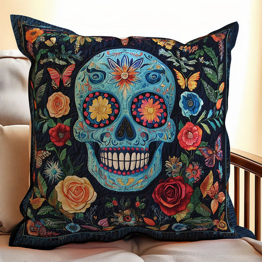 Skull Day Of The Dead WX1302361CL Quilt Pillow Case