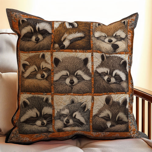 Sleeping Raccoon WX1902103CL Quilt Pillow Case