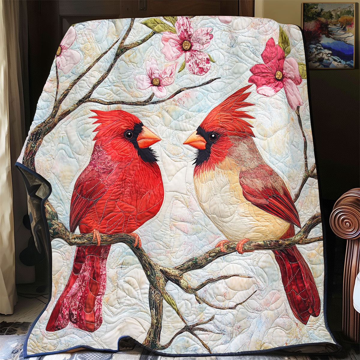 Spring Cardinal WX1802060CL Quilt