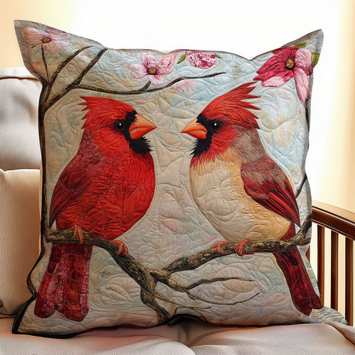 Spring Cardinal WX1902111CL Quilt Pillow Case