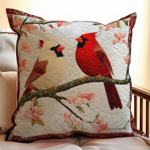 Spring Cardinal WX1902112CL Quilt Pillow Case