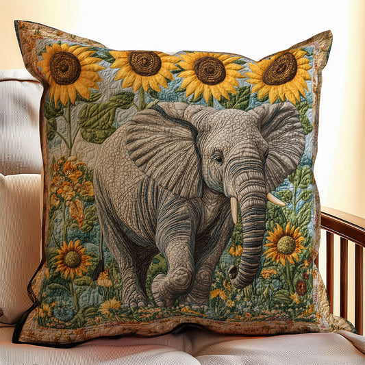 Stunning Elephant WX2702166CL Quilt Pillow Case