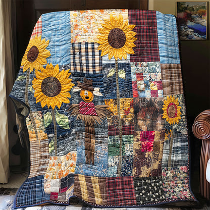 Sunflower Patchwork WX1802071CL Quilt