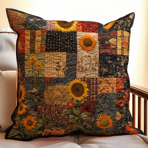 Sunflower Patchwork WX1902119CL Quilt Pillow Case