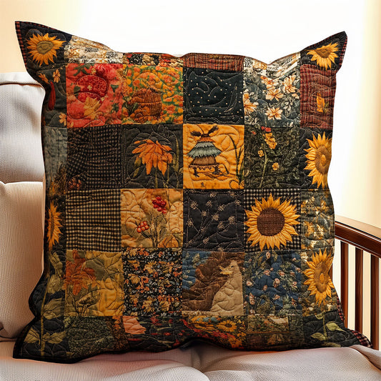 Sunflower Patchwork WX1902120CL Quilt Pillow Case