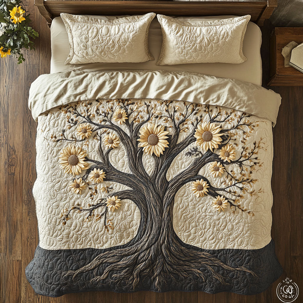 Sunflower Tree WX2102122CL Duvet Cover Set