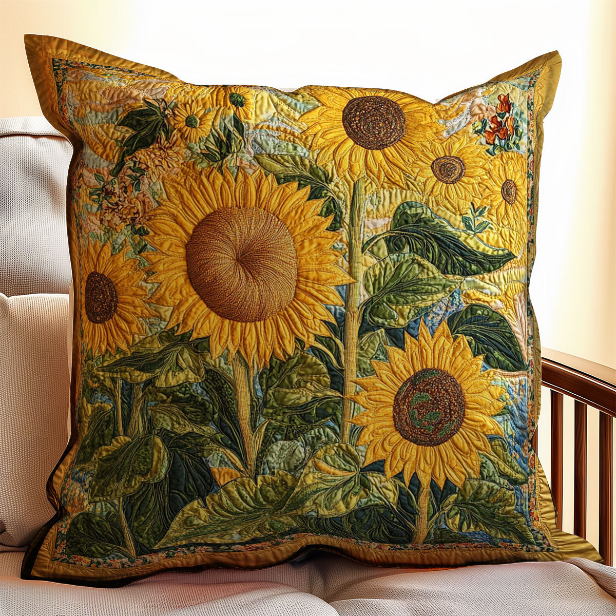 Sunflower WX0802192CL Quilt Pillow Case