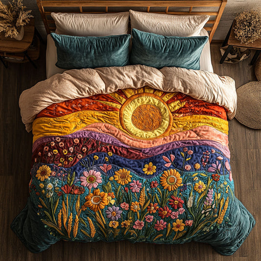 Sunrise And Wildflower WJ0403030CL Duvet Cover Set